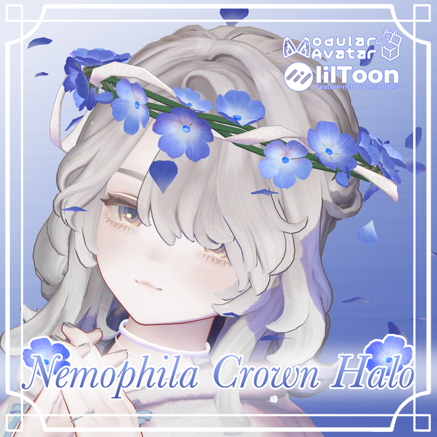 Nemophila Crown Halo【MA対応】