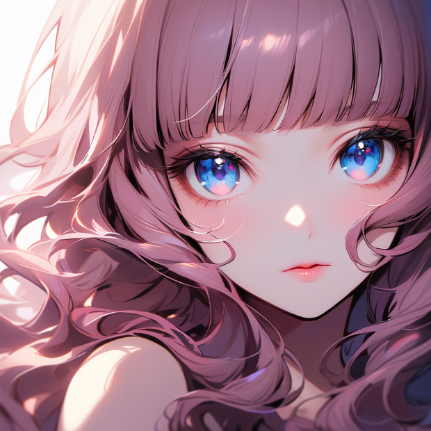 【アイコンセット｜女の子】ピンク