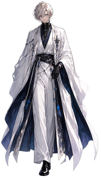 【立ち絵素材】ファンタジー系男性キャラクター【背景透過】