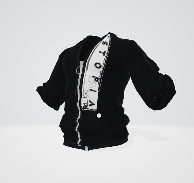 Mens Dystopia rolled up hoodie