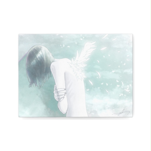 FALLEN ANGEL CANVAS ART - ANGELING - BOOTH