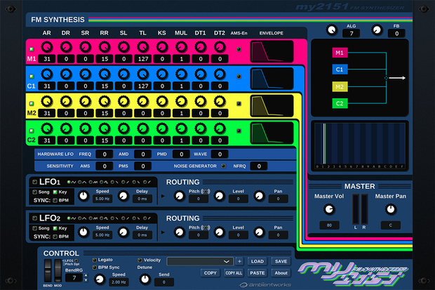 my2151 - FM Synthesizer VST3 Plugin - 