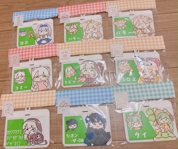 ドリカム　ウラワン ブランケット　ポーチ　トート　パスケース トリもち祭】パスケース - ぴょこっとついんて！SHOP - BOOTH