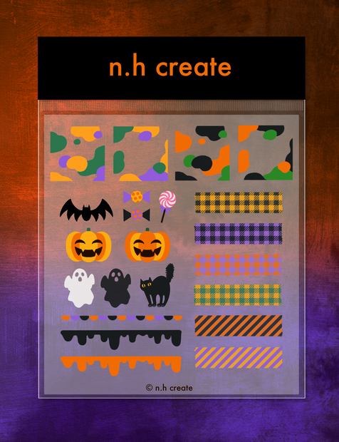 Halloweenステッカー