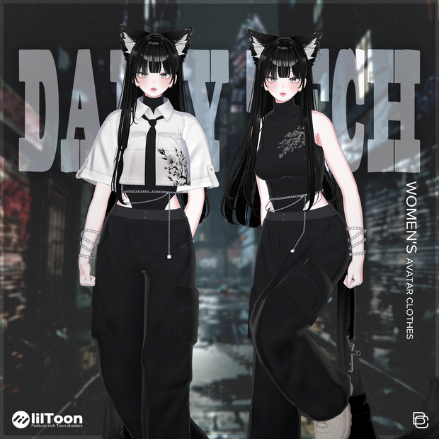[6 アバター対応] Daily Techwear-II