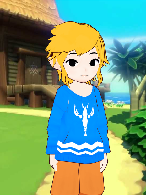 FREE TOON LINK VROID MODEL