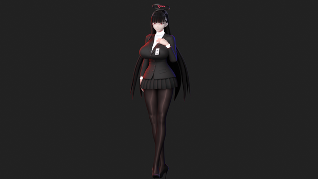 【MMDモデル】調月リオ /Blue Archive_Tsukatsuki Rio