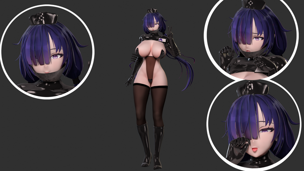 【MMDモデル】モガドール/ Azur Lane · MHF Mogador