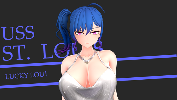 【MMDモデル】アズールレーン/セントルイス Azur Lane/USS St. Louis 