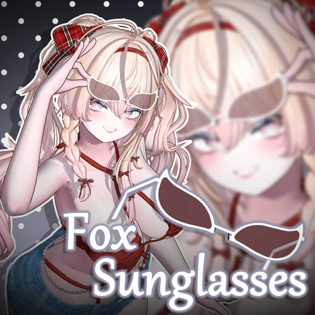 Fox Sunglasses【3Dアクセサリー】