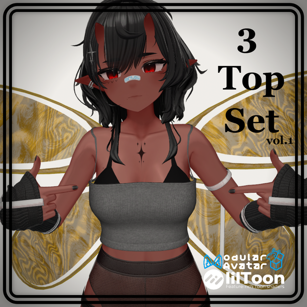 3 Top Set Vol.1 / トップス3点セット Vol.1