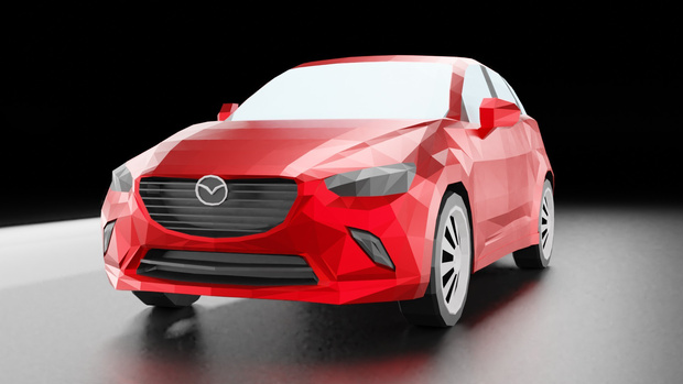 [無料]CX3 ローポリモデル　FBX