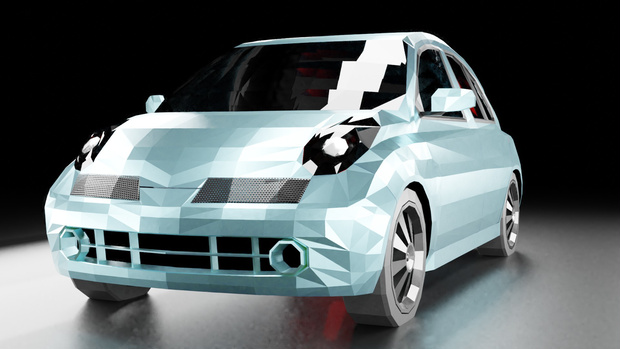 マーチ　ローポリモデル　FBX