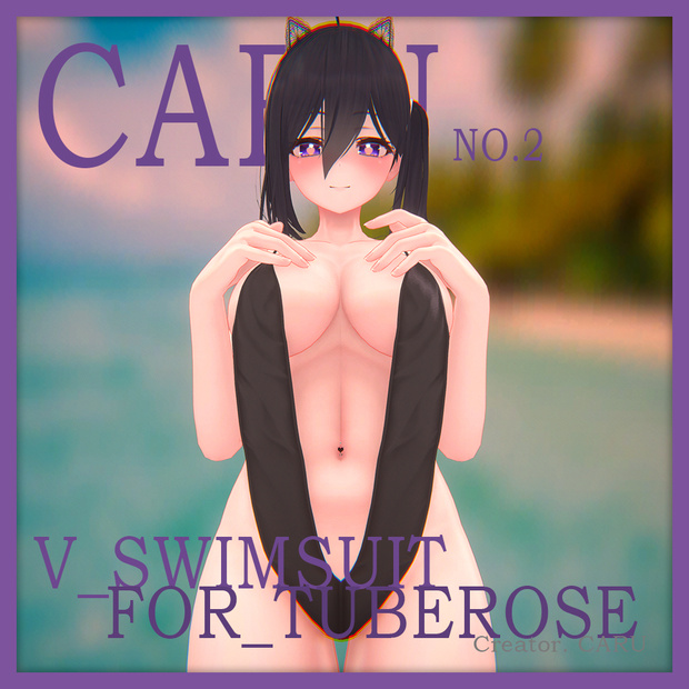 V_SWIMSUIT /FOR_TUBE ROSE