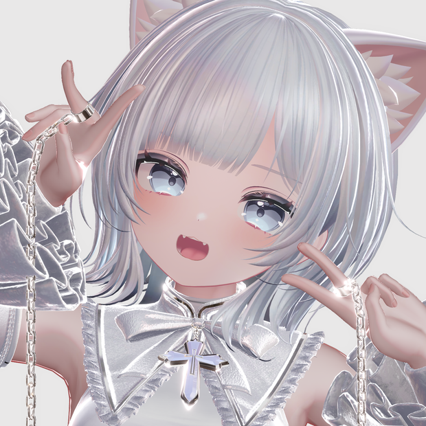 【19アバター対応 VRC Hair】Shade Wolf