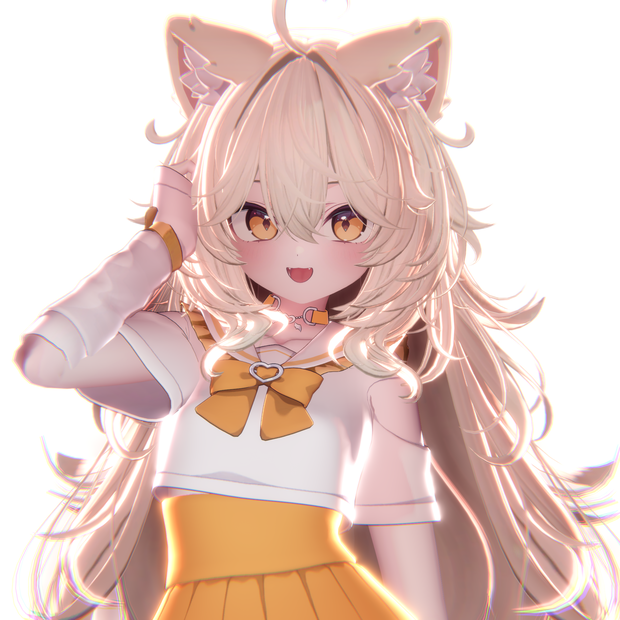 【20アバター対応 VRC Hair】 ボサボサロングヘア