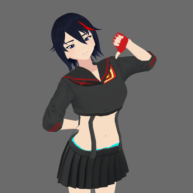 [VROID] Kamui Senketsu Costume 鮮血 せんけつ