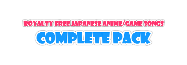 歌・インスト素材 COMPLETE PACK