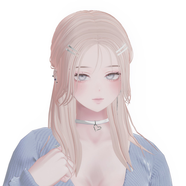 【6Avatars】 Spiky bun hair