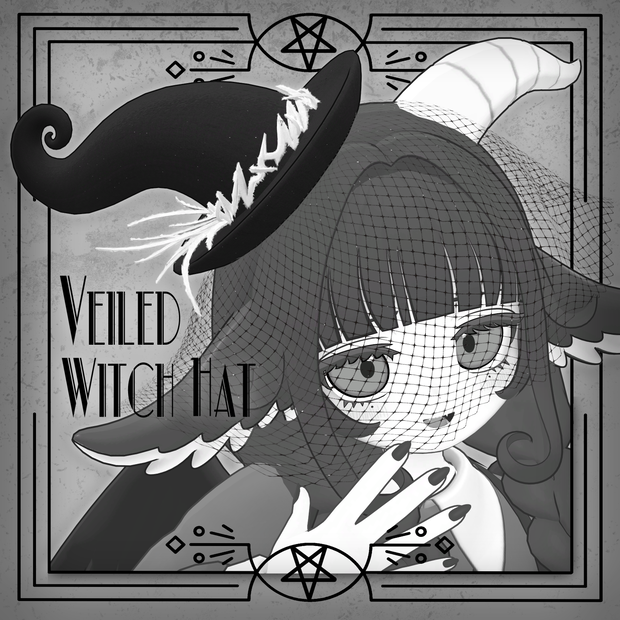 【Baphy専用】Veiled Witch Hat