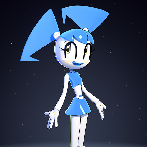 Jenny/XJ9 - Fully rigged model for Blender 5.2+