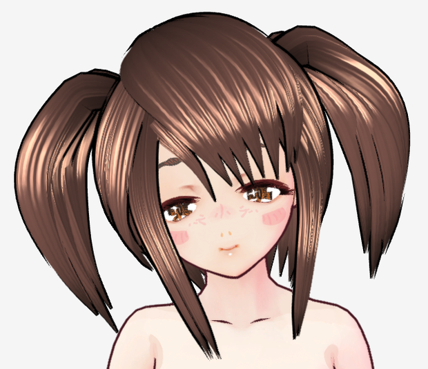 【.VRM&.PMX・オリジナル】第2弾mixfoolVヘアヌード素体6体セット　単体販売もしています