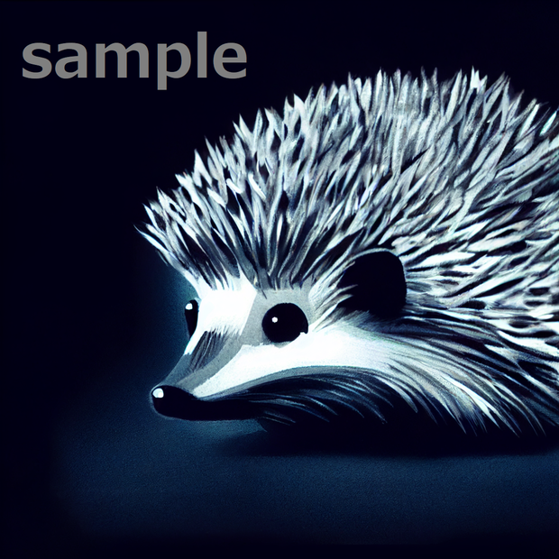 ベタなハリネズミ（画像）