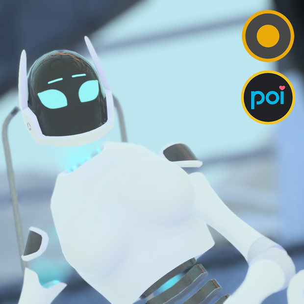 Hardlight Companion / ハードライトコンパニオン (VRChat Avatar With Physbones)
