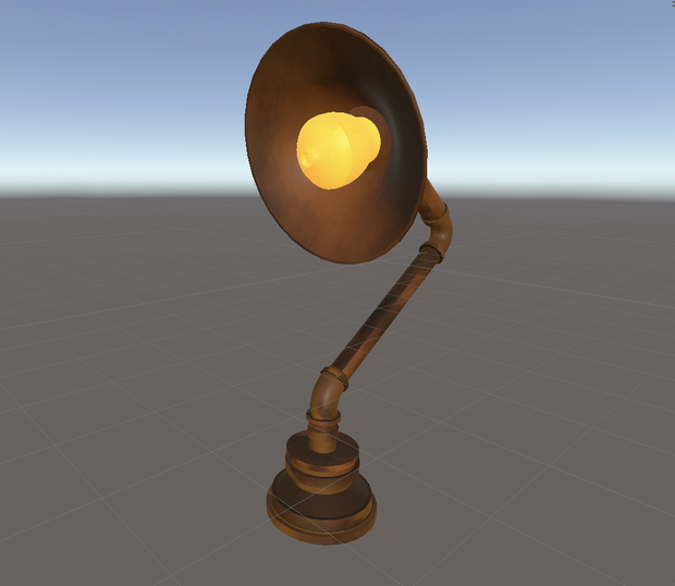 Desk lamp（木造電気スタンド）