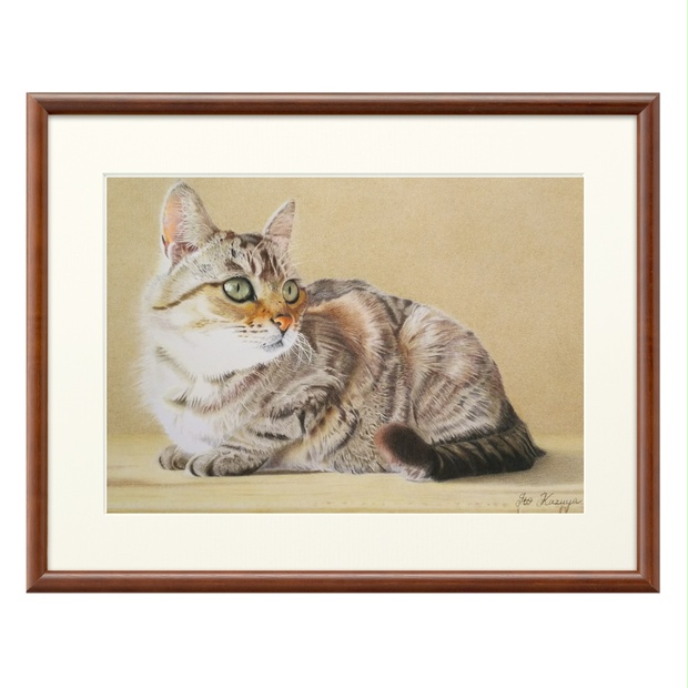 色鉛筆で描いた猫の絵 NO.1 - リアル色鉛筆画家の店 - BOOTH