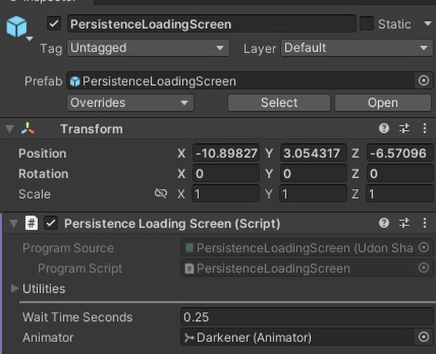 [VRChat World] Persistence Loading Screen セーブデータ読み込み完了まで暗転 - camegone's ...