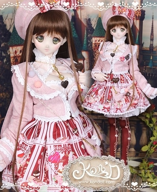 Kon D Dd Dy 寄せ胸 L胸 Ddiii Dds M L 寄せ胸 対応 ドール用お洋服セット 甘ロリスウィーツ 10点セット Kondolljapan Booth