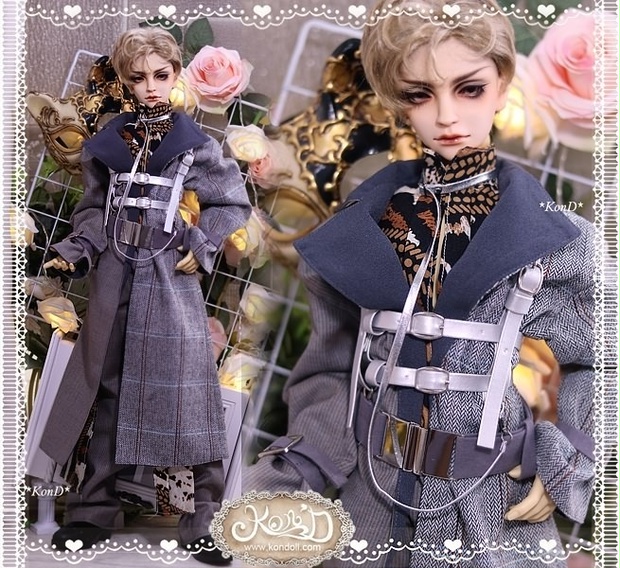 WY173 BJD 3分 SD17 ドール 衣装 日常 3点セット ハンドメイド-