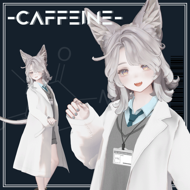 【マリシア対応】-CAFFEINE-【白衣+ニット】