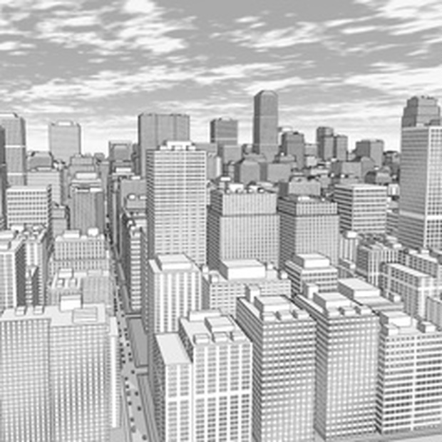 漫画背景 大都会01 Alumin2 Booth