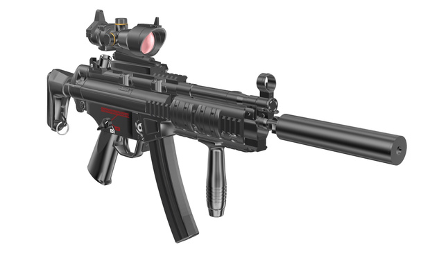 3Dモデル　H&K MP5