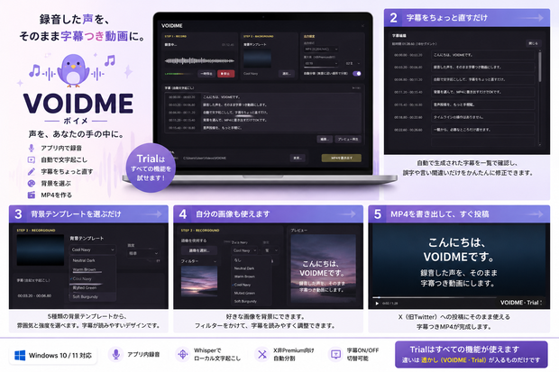 VOIDME（ボイメ）Windows版