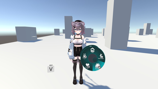 (SDK FIX) Marielまりえる用のFX/表情/服の設定/外観の変化/DPSインストール設定/足コントローラー同梱メニュー   (ver 1.2更新)