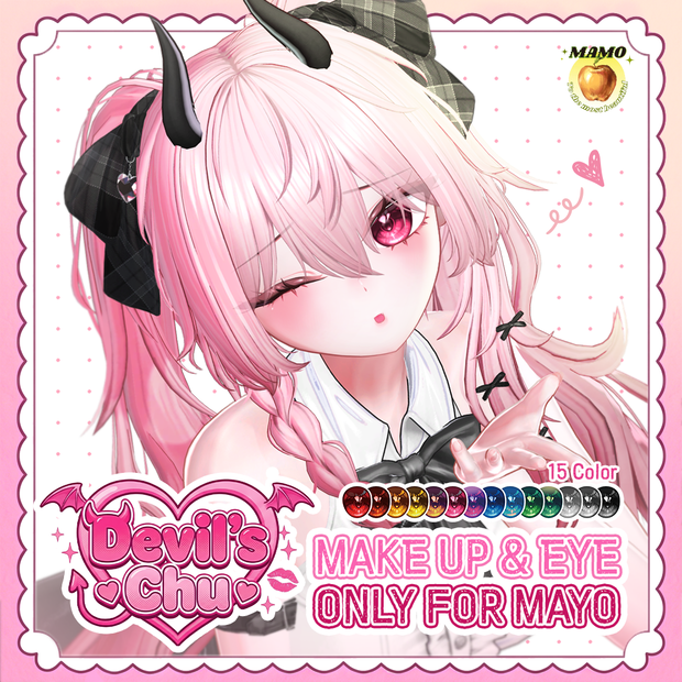 💕Devil's Chu💕____For MAYO (Make up+Eye 15 Color)