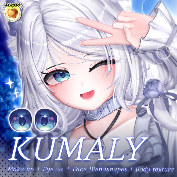 ❁ ･ﾟ𝑺𝒕𝒆𝒍𝒍𝒂𝒓 𝑩𝒍𝒐𝒐𝒎･ﾟ ❁____For KUMALY_(Make up + Body texture + Eye Texture + Face Blendshapes)