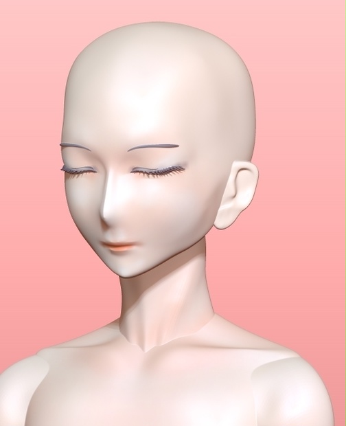 zbrush　没ヘッド二つセット