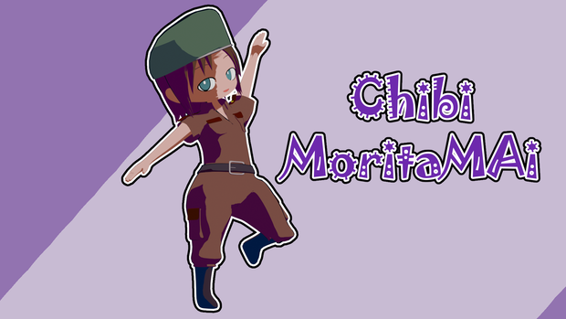 【Blender 】ちびもりたまい/ChibiMoritaMai