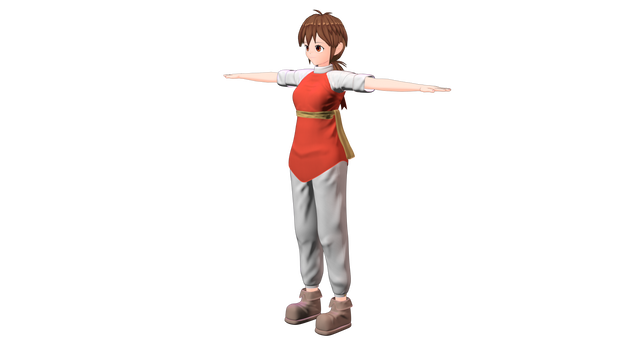 【Blender】コルティア/Coltia (モンスターファーム2/Monster Rancher 2)