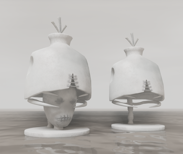 3Dモデル「人形のオブジェ0」