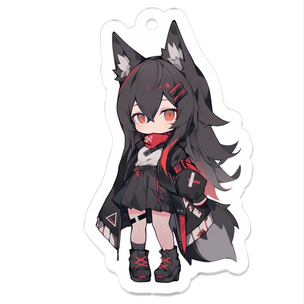 激レア オリジナル獣耳娘SD アクリルキーホルダー 激レア オリジナル獣