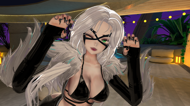 【VRChat 3D Model】Black Cat - ブラックキャット