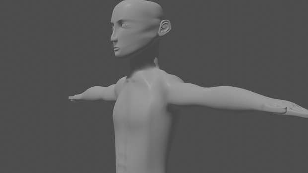 男性モデル human male modeling