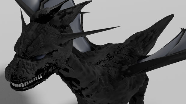 ドラゴン Dragon 3DModel[Blender]