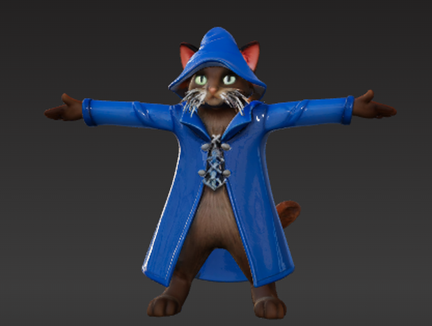 魔法使いの猫　VRC　VRchat　3Dアバター