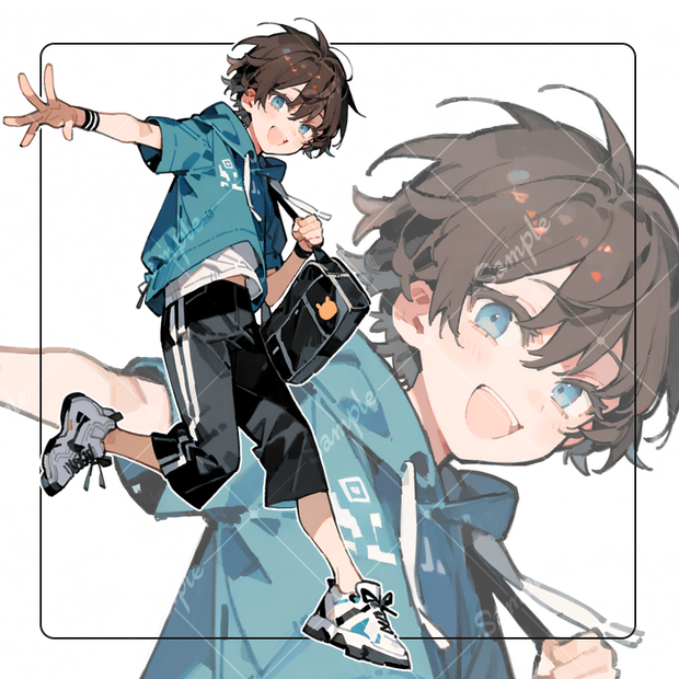 立ち絵素材10 男の子 私服